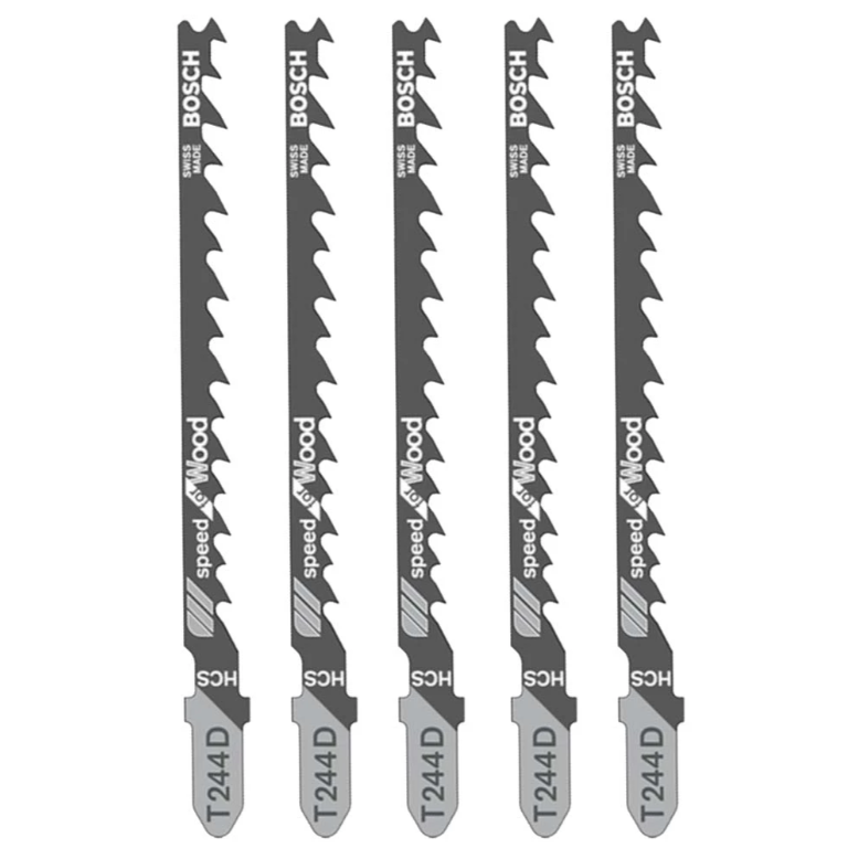 Bosch -Jigsaw Blade ផ្លែរណាឃ្វៀល T 244 D