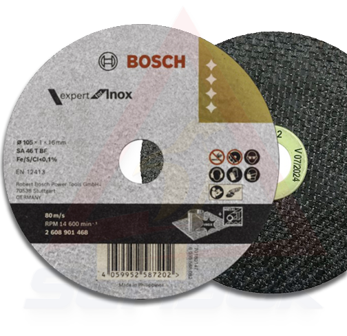 Bosch-Cutting Disc for Metal / Stainless Inox 4"  ផ្លែកាត់អីណុក 1​តឹក