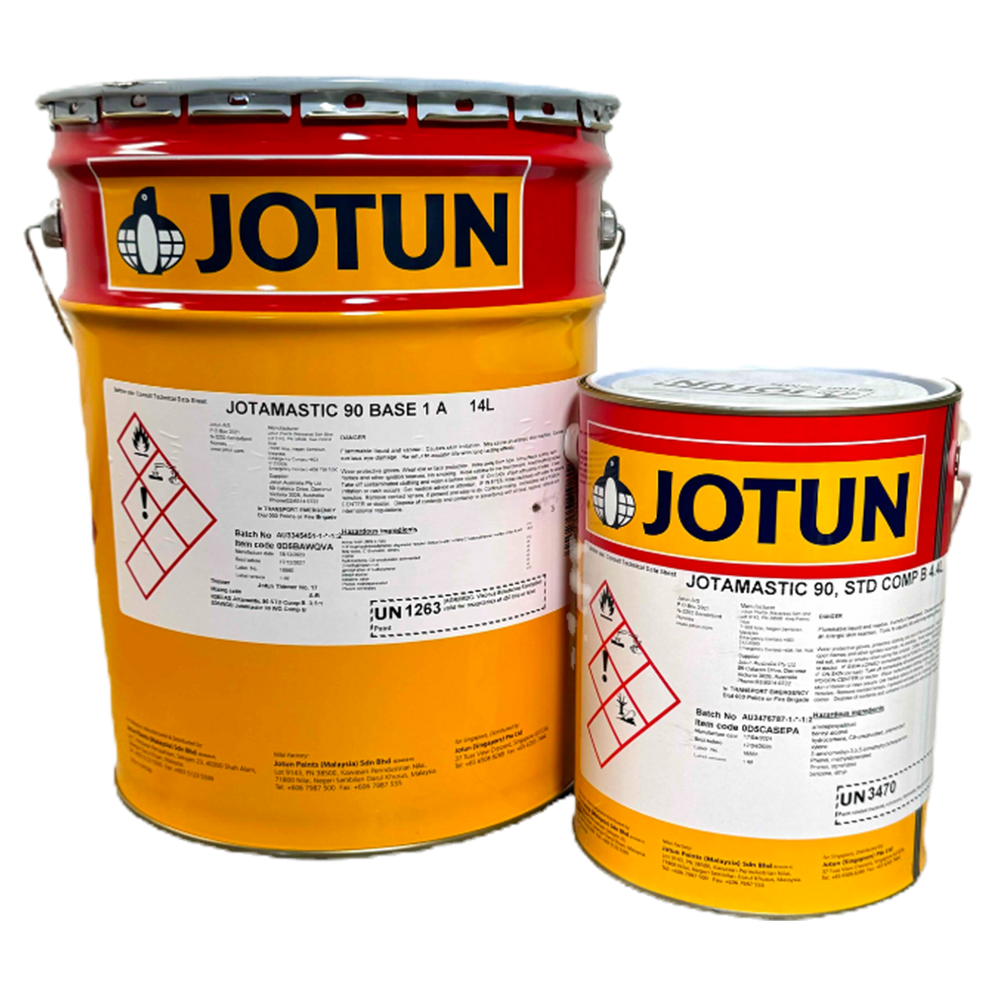 ថ្នាំដែក ទ្រនាប់ និងសំរេច EPOXY-Jotamastic 90 Aluminum