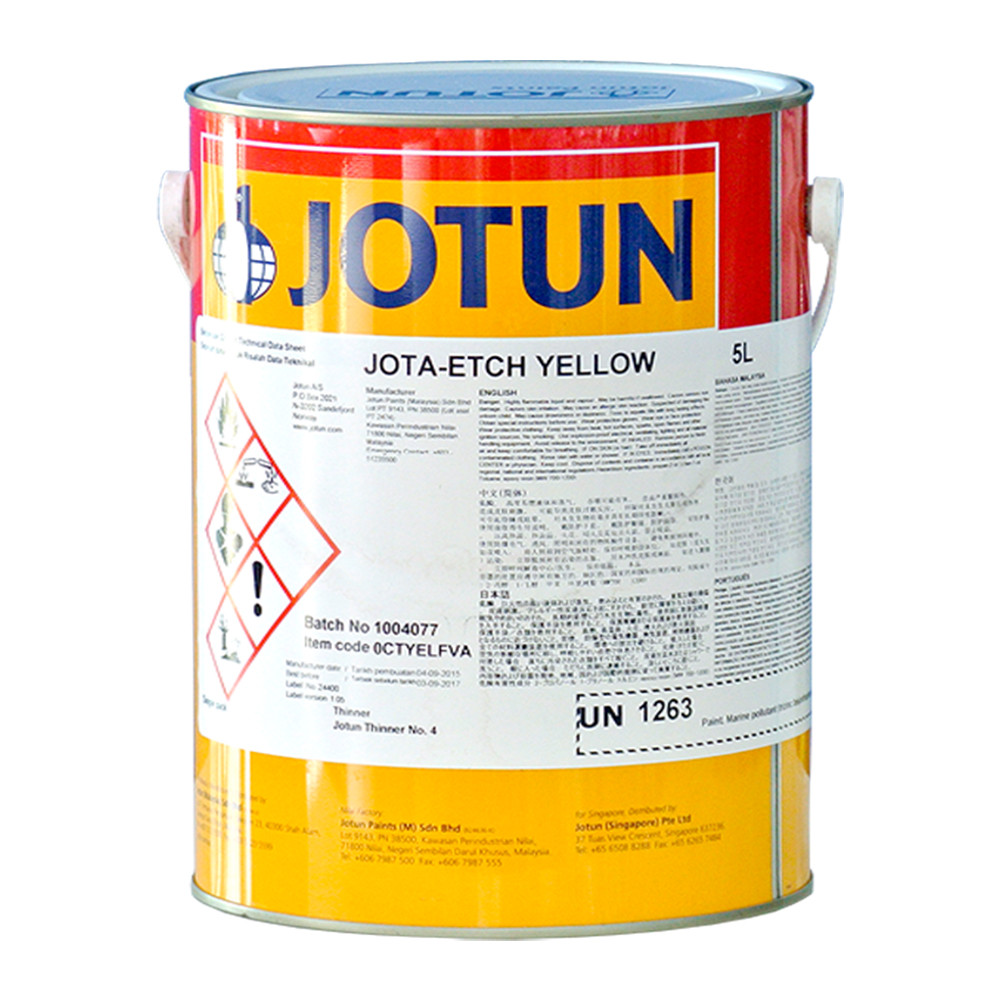 JOTA-ETCH YELLOW/5L (ថ្នាំទ្រនាប់ការពារ ដែក​ និង ឈើ)