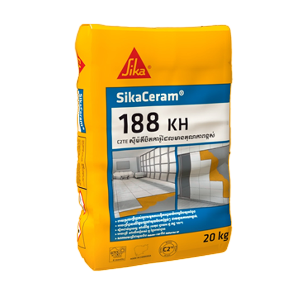 Sika Ceram -188 Grey KH 20Kg/Bag ស៊ីម៉ង់តិ៍កាវសម្រាប់បិទការ៉ូ