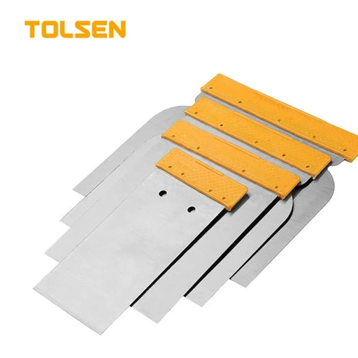 Tolsen-4pcs Wall scraper set, 50,80,100.120mm ឈុតសន្លឹកបន្ទះបៀក